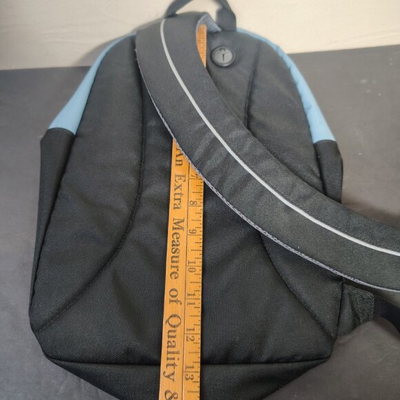 LL Bean Crossbody Mini Sling Backpack Travel Bag Blue Black - Picture 6 of 11